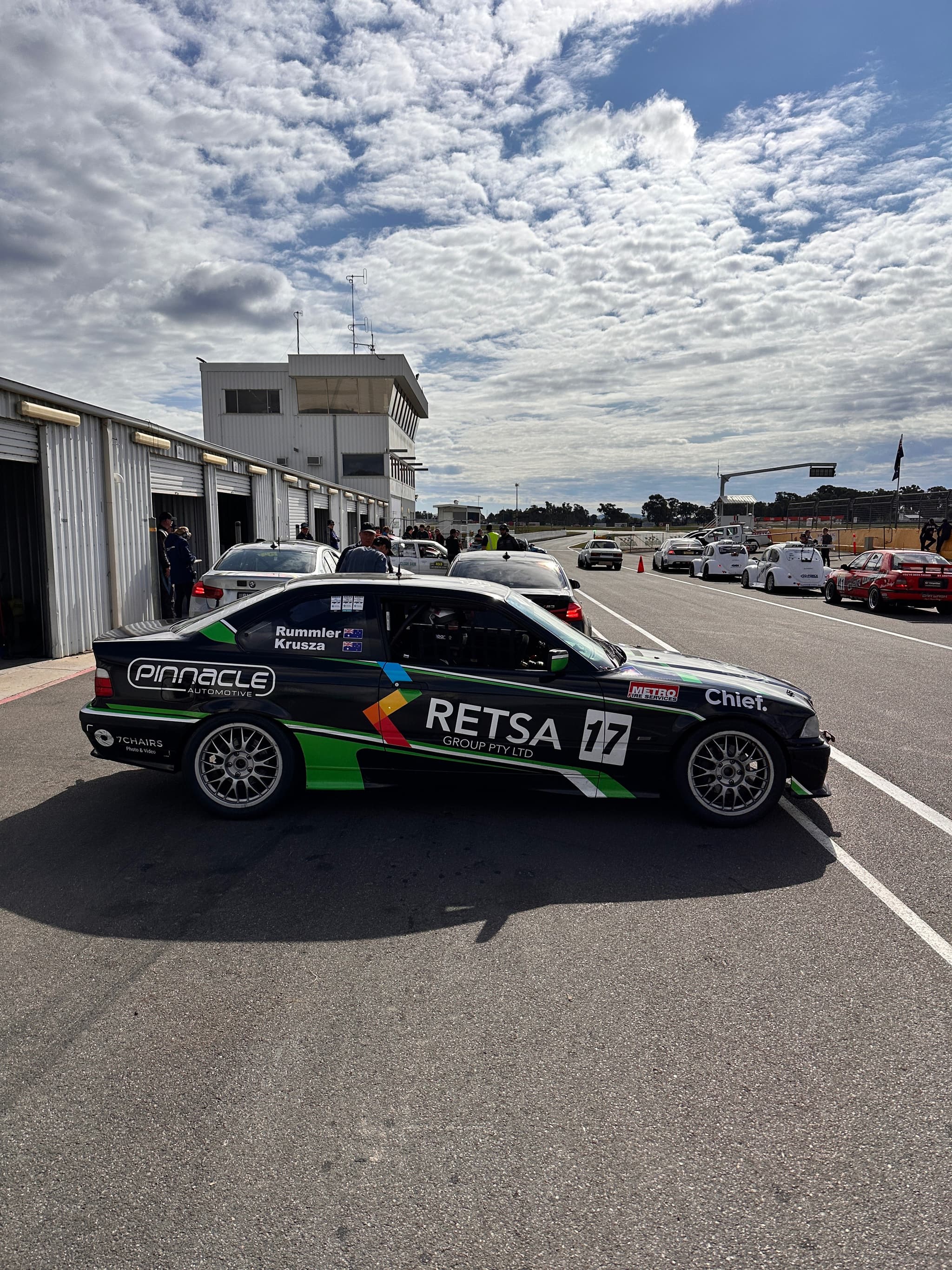 Project E36 on pit lane